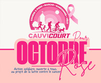 Logo CauviCourt pour Octobre Rose